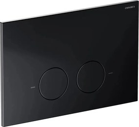 Clapeta de actionare Omnires Minimal finisaj negru mat