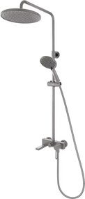 Coloana de dus cu baterie monocomanda FDesign Zaffiro finisaj Gun Metal mat