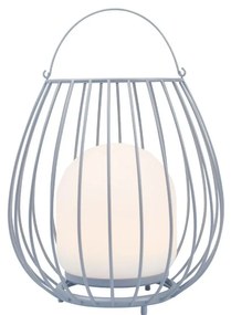 Lampa LED portabila pentru exterior solara cu baterii Jim To-Go gri