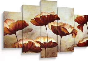 Tablou flori roșii (150x105 cm)