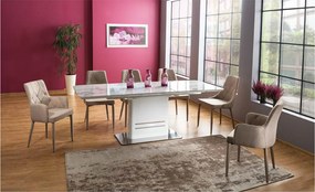 Scaun textil Ricardo bej - H 88 cm
