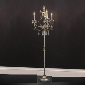 Lampadar LUX super elegant cristal cu 3 brate Miramare STL 12-1150/3 silber-goldOR