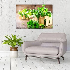 Tablou cu menta proaspătă (90x60 cm)