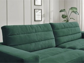 Canapea verde cu tapițerie din catifea 276 cm Sierra – Bobochic Paris