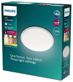 Plafonieră LED dimabilă SCENE SWITCH LED/12W/230V Philips