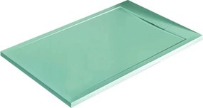 Cadita compozit pentru dus Inter Ceramic dreptunghiulara 120x80 cm verde menta