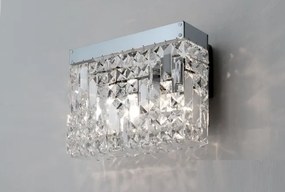 Aplica de perete cristal Asfour design modern de lux Ring chrome plated