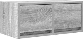 vidaXL Dulap TV Gri Sonoma 60x31x25,5 cm lemn prelucrat