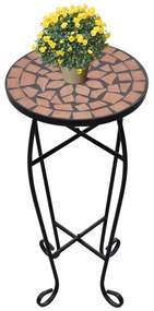 Masa cu blat ceramic, Rosu-portocaliu 1, Terracota