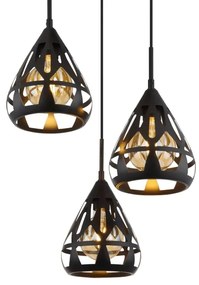 Lustră pe cablu Globo 15889-3H HASSAN 3xE27/40W/230V