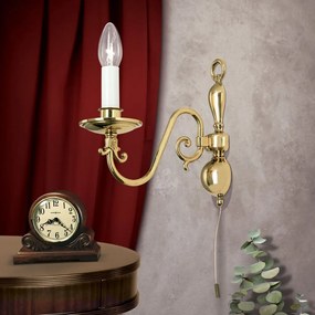 Aplica de perete design clasic FLAMISCH, alama lucioasa