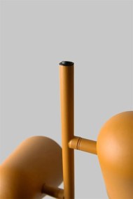 Lampa de podea cu doua spoturi directionabile Salamanca galben mustar