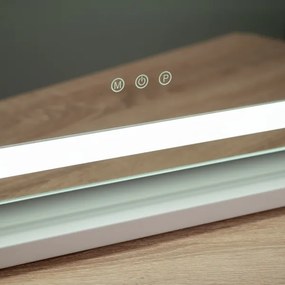 BRILAGI - oglindă de machiaj LED CALIFORNIA cu reglare a intensității LED/25W/230V 55x44 cm albă