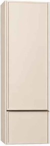 Dulap coloana mare suspendat KolpaSan Orphia 1 usa si 1 sertar 45x140 cm finisaj light grey