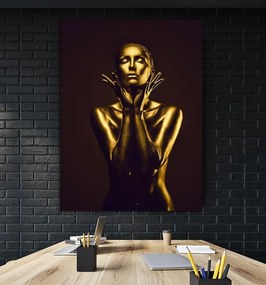 Tablou canvas Gold Girl 120x80 cm
