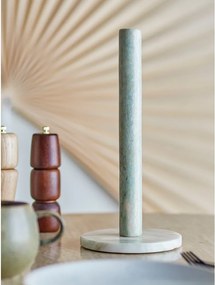 Suport orizontal pentru prosoape de bucătărie din hârtie verde deschis din marmură ø 15 cm Emy – Bloomingville