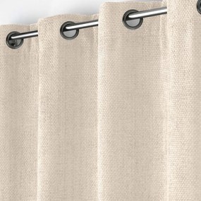 Draperie bej din janilie 140x260 cm Leo – douceur d'intérieur