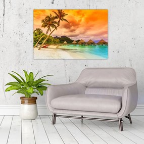 Tablou - Insula Bora Bora (90x60 cm)
