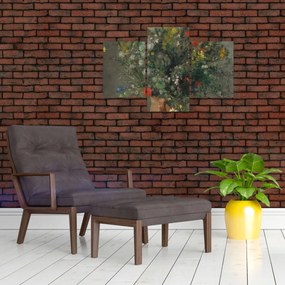 Tablou - Auguste Renoir,  Flowers in a Vase, reproducere (90x60 cm)