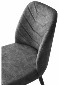 Set de scaune de sufragerie Dallas Anthracite, 4buc.