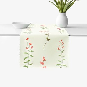 Goldea napron de masă teflonat - flori de câmpie 20x140 cm