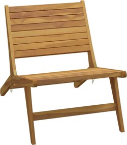 vidaXL Scaun de grădină, lemn masiv de tec