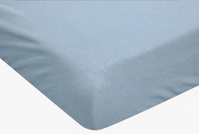 Cearsaf jersey ALVORA 180x200 cm albastru deschis