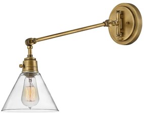 Lampă de perete Hinkley HK-ARTI-1W-HB-CG ARTI 1xE27/60W/230V alamă