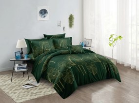 Lenjerie de pat din microfibra VENECIA verde Dimensiune lenjerie de pat: 2 buc 70 x 90 cm | 200 x 220 cm