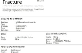 Decoratiune de perete XXL design decoratiov lux Fracture