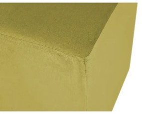 Taburet SIX, 40 x 40 cm, galben