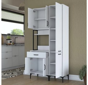 Set dulapuri bucătărie Jenaretta 21 (alb + negru). 1107093