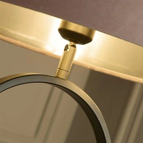 Lampadar/Lampa de podea decorativa Modish negru/roz