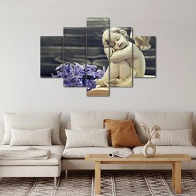 Tablou - Înger cu floare (150x105 cm)
