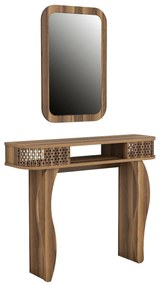Masă decorativă Damla Walnut