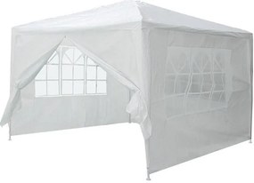 CORT PAVILION DE GRĂDINĂ 3x3 110g/m2 ALB GARDEN