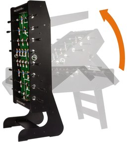 Fotbal de masă Liverpool, 141 x 125 x 89 cm, 60 kg, maro