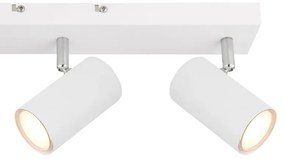 Plafoniera cu 3 spoturi directionabile design modern ROBBY alb