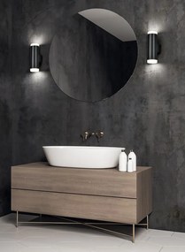 Aplică de perete negru-mat LED Ray – Trio