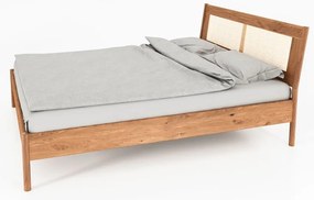 Pat din lemn de stejar 90x200 cm Pola – The Beds