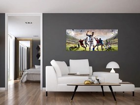 Tablou - Fotbal (120x50 cm)