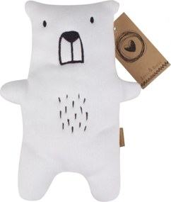 Animal de companie, jucărie pentru bebeluși Z&amp;Z Midi Bear 36 cm, alb