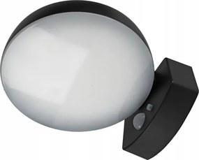 Aplică de perete solară LED cu senzor LED/3W/3,7V 1800 mAh IP54 negru