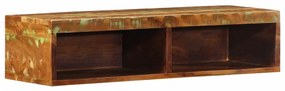 vidaXL Dulap TV montat pe perete 80x30x19 cm, lemn masiv reciclat