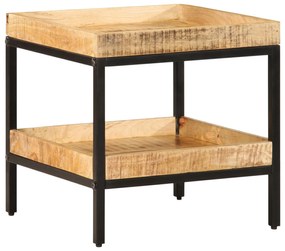 vidaXL Masă laterală 45x45x45 cm Lemn de mango