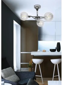 Lustră pe tijă OZZO 3xE14/40W/230V