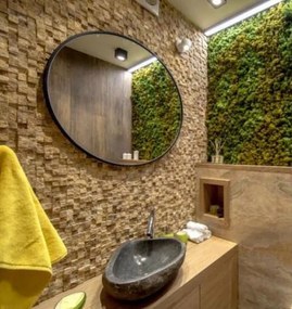 Lavoar din piatră naturală de râu Lavabo Cut - mic