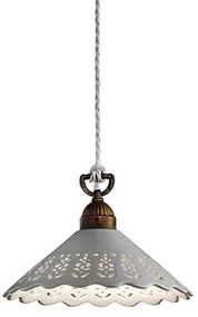 Lustra, Pendul rustic fabricat manual diametru 30cm Fiori di Pizzo 065.08.OC