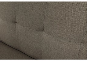 Canapea extensibilă, material gri-maro taupe, OTISA