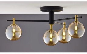 Lustră aplicată Jupiter 2031 FIGARO 4xG9/10W/230V negru/auriu/bej